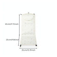 Headrest Area Ice Silk Stroller Cushion Fitted Contoured Seat Liner Paw-Print Motif Cooling Seat Insert Woven Texture