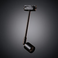 Track Lighting LED Track Head with Iron Material, 360° Rotation and 180° Adjustment Angle, for Shop and Clothing Store Retail Lighting Heads