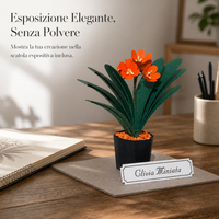 Jeancard 3D Laser-Cut Clivia Paper Model Kit