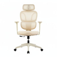 Ergonomic Chair with Headrest Adjustable Support for Home, Telecommuting Workers
