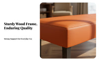 Modern Minimalist Design Sherpa material Ottoman Multi-Functional Upholstered Bench adaptable Long Stool Soft and Comfortable for property owners, Interior Designers, Renters, Bedroom, Entryway, walk-through Closet, Living Room
