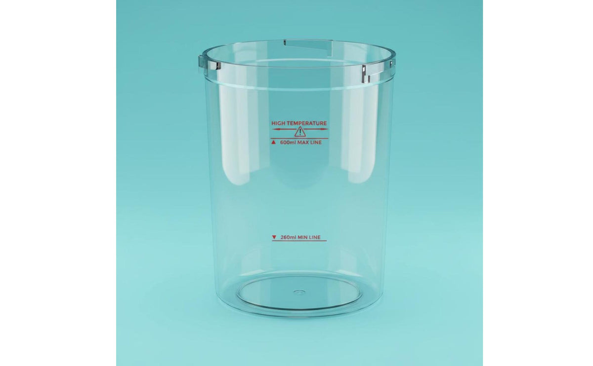 Facial Steamer Replacement Cup Easy to Clean Steamer Water Beaker Heat-Resistant Beauty Tool Accessory for Beauticians, Estheticians, Spa, Barbershop