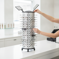 Rotating Countertop Eyewear Display Stand for Sunglasses and Glasses