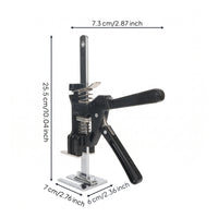 Lever-Operated Tile Leveling Jack Height Adjustment Manual Tile Lifter Metal Masonry Lifting Tool Spring-Loaded
