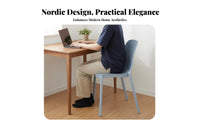 Nordic Design Molded Shell Chair Minimalist and aesthetic Indoor Furniture Thickened Seat Home Furnishing adaptable for Apartment Dwellers, Business Owners, Dining Room, Office, Kitchen, Patio