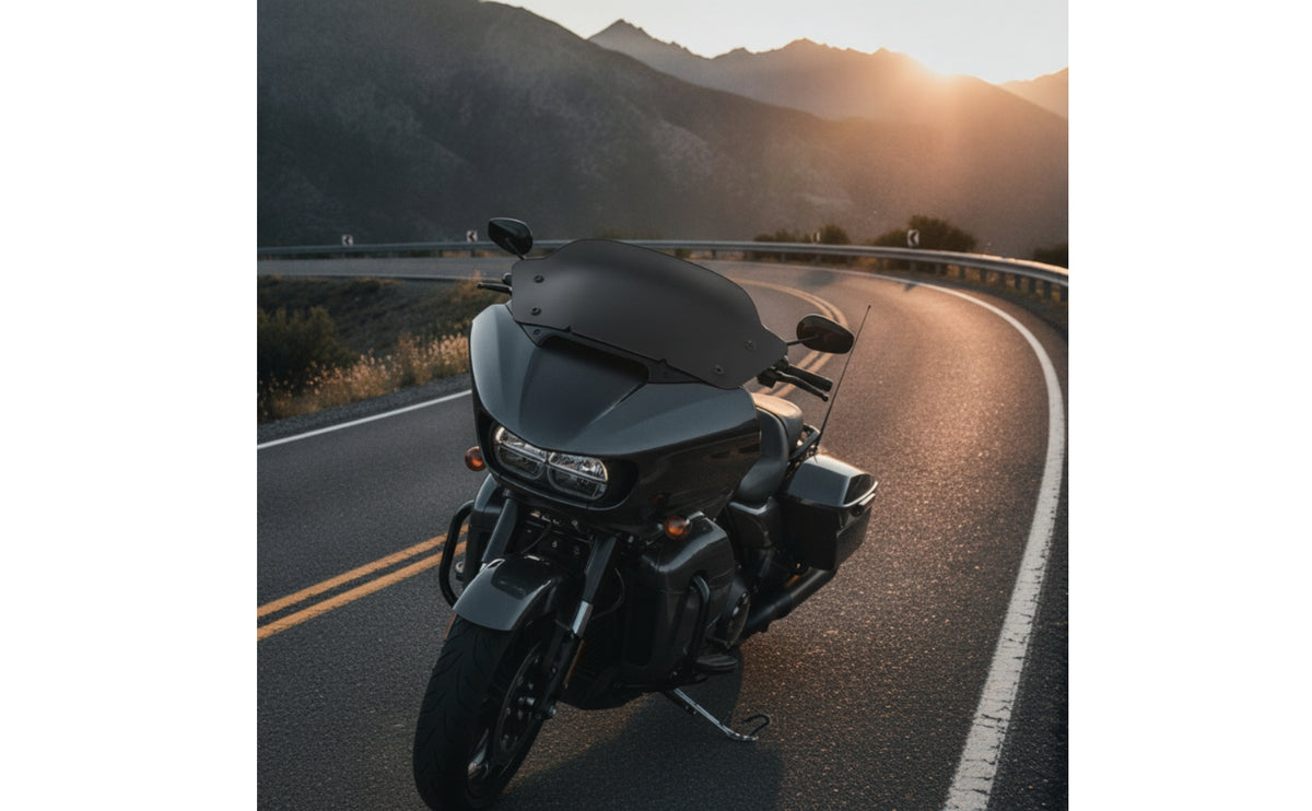 Front Fairing Panel Smooth Headlight Fairing Polished Front Cowl for Motorcycles