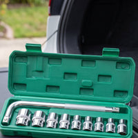 Polished Socket Wrench Set with Storage Case Premium Socket Wrench with Case Long-Lasting Sturdy for Mechanics