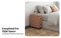 Space-Saving Narrow Gap Cabinet Mobile Design Household Storage Minimalist design Rolling Cart Multi-Functional for Apartment Dwellers, Homeowners, Students, Small Spaces, Gaps Between Furniture, Living Room, Bathroom