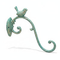 Home Decor Decorative Vintage Wall Hook Leaf Details Cast Metal Avian Hook for Hallway