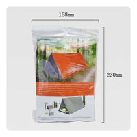 Compact Thermal Survival Tent Easy Setup Thermal Emergency Tent Windproof for Campers, Outdoor Enthusiasts Relief, Camping, Hiking