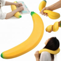Giant Slow-Rebound Banana Squishy Soft Realistic Banana Squishy Easy to Clean