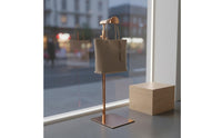 Stainless Steel Bag Rack Stable Base Purse Display Stand Metal Purse Hanger Rack High Weight Capacity for Boutique Owners