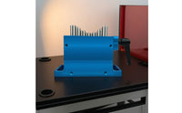 Flexible Clamping Fixture with Steel Pins Bench-Mounted Pin Clamp Compact Workholding Fixture Spring-Loaded for Machinists, Engravers, Laser Marking