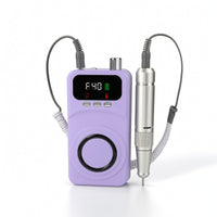 Nail Drill Machine with Lamp Rechargeable Nail Drill with Lamp Cordless Portable for Beginners, Home DIY