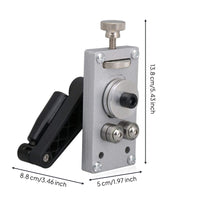 Guitar Fret Wire Bender with Adjustable Thumb Wheel Fretwire Bender with Crank Handle Quick Fret Wire Straightening Tool for Luthier Shop