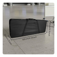 Lightweight Foam Guitar Case Heavy Duty Rectangular Guitar Carrying Case Soft Interior Lining Musical Instrument Accessory for Traveling, Gigs