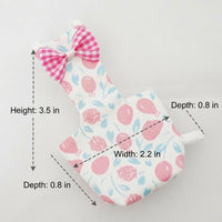 Parrot Diaper with Patterned Polyester, Waterproof Bird Diaper with 3D Design