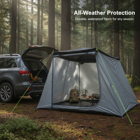 SUV Tailgate Tent with Mosquito Net, Sunshade, and Rain Protection