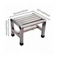 Stainless Metal Stool Anti-Slip Foot Feet Seating Furniture Crossbar Support