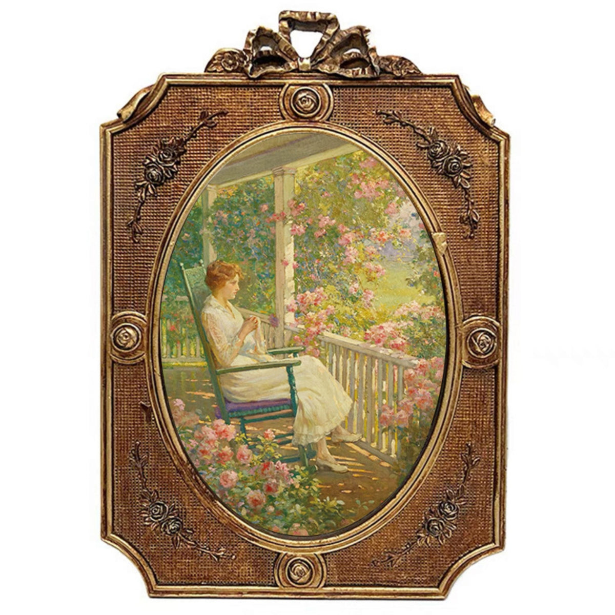 Wall Plaque with Scrollwork Vintage-Style Scroll Wall Art Decor French Country Metal for Living Room, Entryway