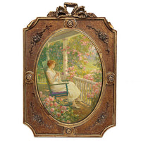 Wall Plaque with Scrollwork Vintage-Style Scroll Wall Art Decor French Country Metal for Living Room, Entryway
