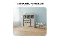 Large Capacity Multi-Bin Storage Unit Space Saving Toy Organizer Easy reach Kids Furniture sturdy Frame for Children, Toddlers, Parents, Playroom, Living Room, Nursery, Daycare