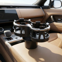 Dual Cup Holder Easy to Install Dashboard Cup Holder Slim for Drivers