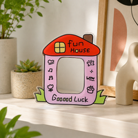 3-inch Acrylic Photo Frame Photo Stand Red Brown Green Black White Tabletop For Newlyweds Children Growth Records