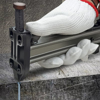 High Hardness Alloy Head Manual Steel Nailer Fast Rebound Cable Trunking Nailer Concrete Nail for Electricians, Construction Workers, DIY Enthusiasts, Renovation