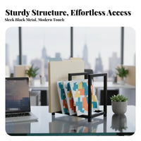 Vinyl Album Display Stand Space-Saving Design LP Storage Rack Sturdy