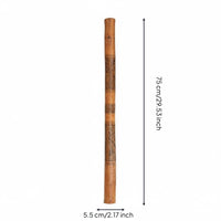 Bamboo Rainstick Meditative Sounds Rain Easy to Play Rainstick Instrument