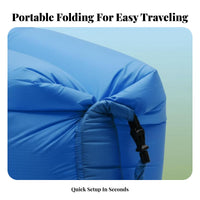 Wind-Filled Lounger No Pump Required Wind-Filled Air lounger Lightweight Inflatable Couch for Campers, outsidedoor event & moveers, Camping, Music outsidedoor events, Beach