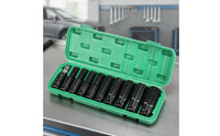 11 Pieces Long-Reach Deep Socket Set Versatile Metric Socket Set Heavy-Duty Tool Long-Wearing for Automotive Repair, Garage