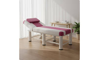 Beauty Treatment Bed Foldable Folding Massage Bed Upholstered Exam Couch Thick Padded Cushion Massage Couch Easy to Clean
