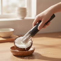 Rechargeable Electric Coconut Grater Wireless Electric Coconut Shredder Lightweight Kitchen Tool Compact for Bakers, Dessert Cooking