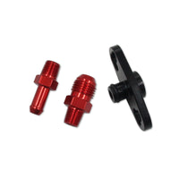 Fuel Pressure Regulator Adapter Anodized Fuel Rail Adapter Machined Compatible for Car Enthusiasts, Engine Bay