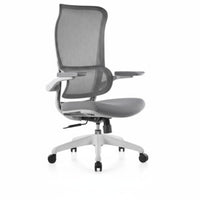 135-Degree Recline Swivel Chair with Armrests Adjustable Height Ergonomic Mesh Back Chair Support Office Furniture Padded Seat Cushion for Telecommuting Workers, Students, Gamers, Study Room, Gaming Setup
