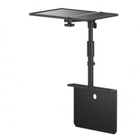 Flat Base Telescopic Display Device Stand Locking Knob Height Adjustable Display Device Stand for Bedside Cabinet