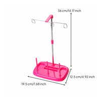 Space-Saving Sewing Thread Stand Compact Thread Stand with Loop Guides Smooth Smoother for Overlocking