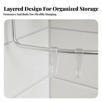No-Drill Installation Triangular Corner Organizer Space Saving Shower Organizer Large Capacity Bathroom Accessory With Hooks for Homeowners, Families, Students, Washroom, Bathtub, Kitchen