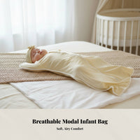 Newborn Modal Pouch, Summer Swaddle Blanket, Plain Color, Breathable