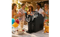 Slushie Machine Countertop Slush Machine Compact Slush Machine with Drip Tray for Hosts, Home Kitchen, Parties, Cafes