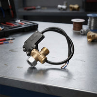 Single Port Pressure Washer Stop-Switch Compact Pressure Washer Switch with Brass Valve Heavy Duty Aftermarket Upgrade Component Corrosion-Resistant for DIYers