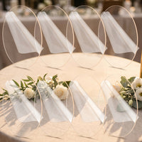 8 Pieces Circular Transparent Round Acrylic Sheets Flat Clear Acrylic Circles Lightweight Base Scratch-Resistant for Bakers, Engraving, Cake Decoration