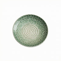 Ceramic Garlic Grater Plate Glazed Garlic Grinding Plate Ginger Grinding Dish Pouring Spout Wasabi Grater Dish Patterned Rim