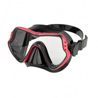 Panoramic Snorkeling Mask Soft Silicone Snorkel Diving Mask Adjustable Goggles Comfortable for Adults, Beginners, Beach, Travel