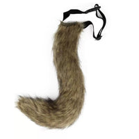 Faux Hair Tail with Adjustable Strap Soft Faux Hair Tail Lightweight Cosplay Accessory for Cosplayers