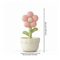 Flower Humidifier Decorative Desktop Humidifier Mist Maker Creative Appliance Rechargeable for Office Workers, Desk, Bedroom