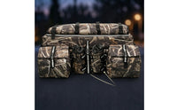 Motorcycle Rear Bag with Removable Side Bags Water-Resistant Modular Rear Bag with Dividers Detachable Multi-Compartment Luggage System for Riders