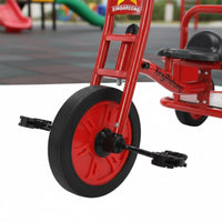 Kindergarten Tricycle Load Bearing Kids Pedal Trike Rubber Tires Tricycle with Rear Seat for Playground